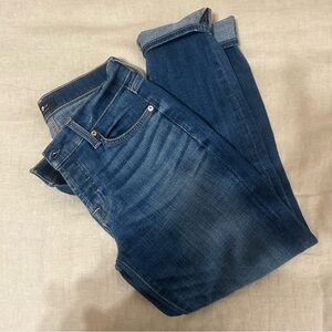 7 For All Mankind Women's Skinny Jeans — Medium Blue Wash